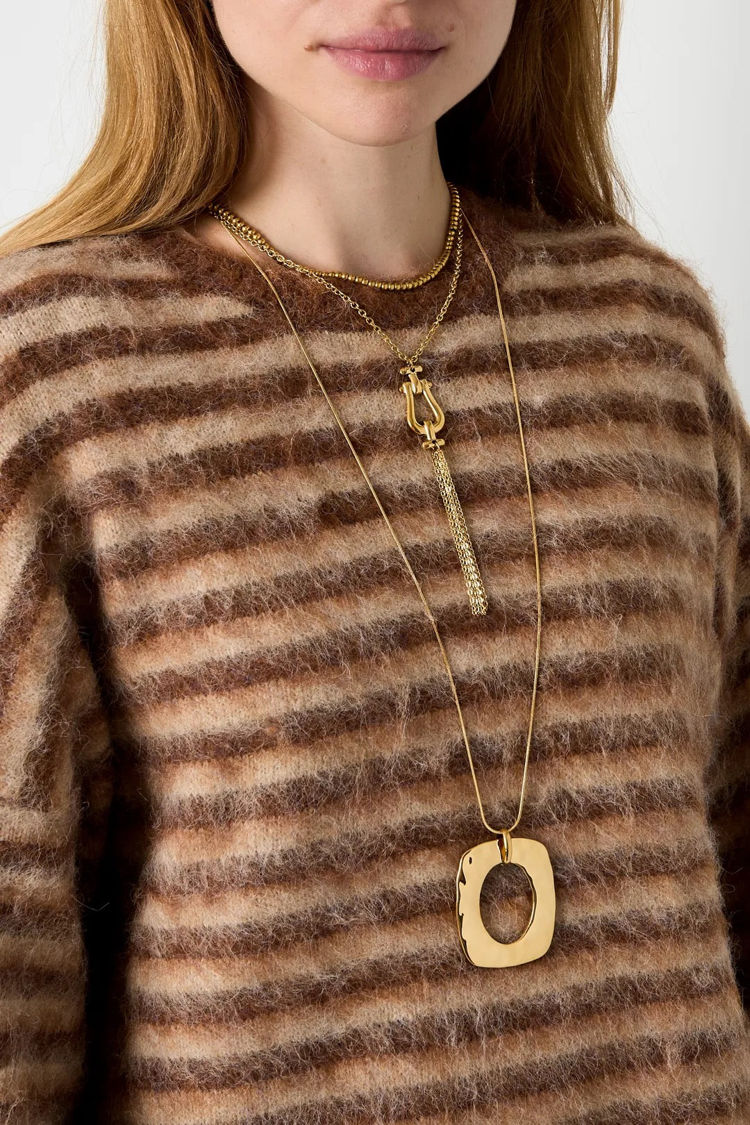 Boxy long ketting - goud