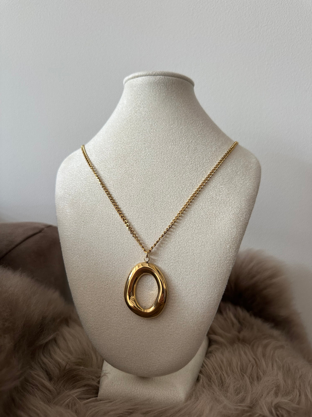 Long chunky ketting - goud