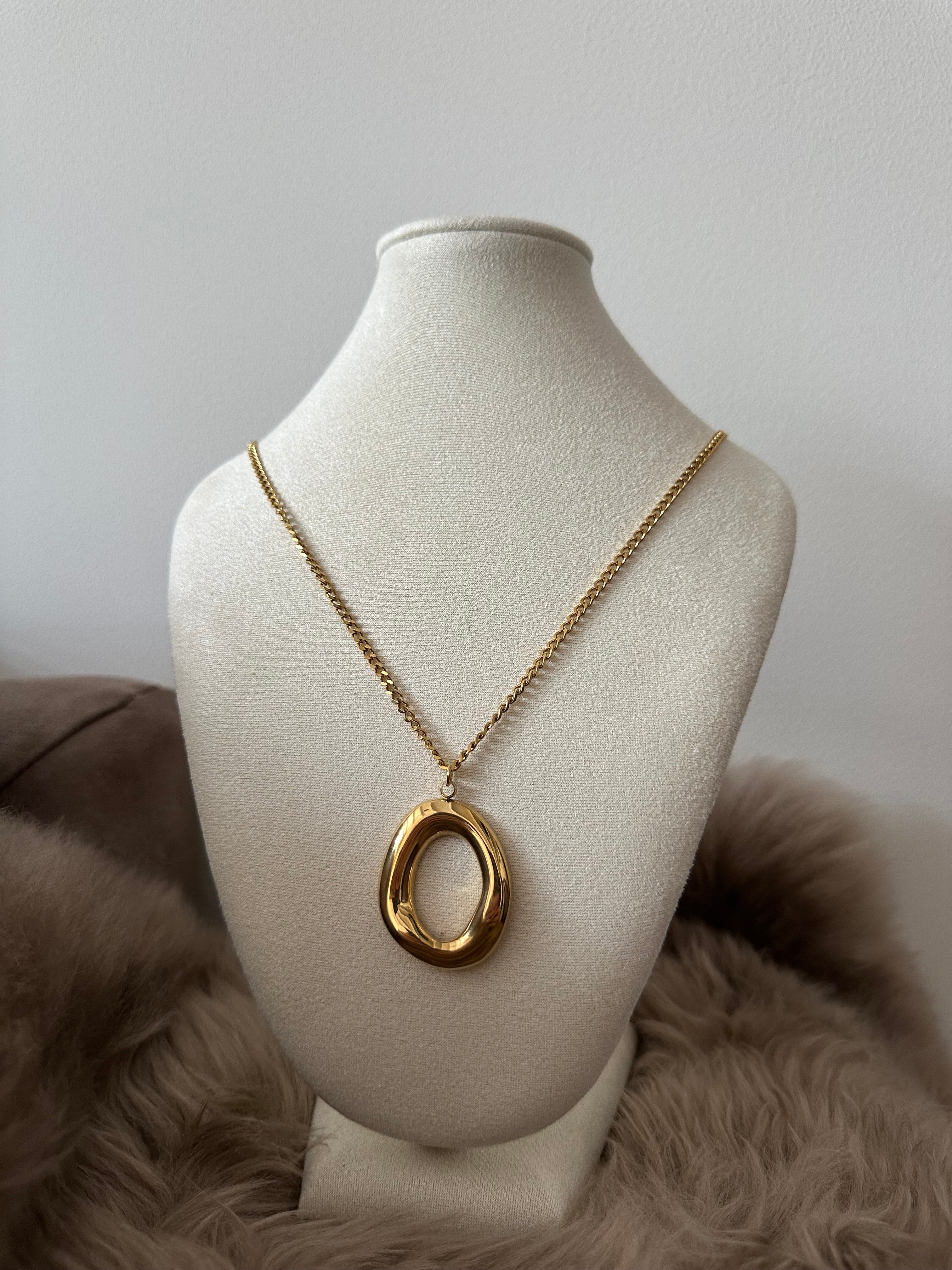 Long chunky ketting - goud