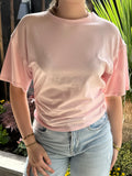 Basic tee getailleerd - roze