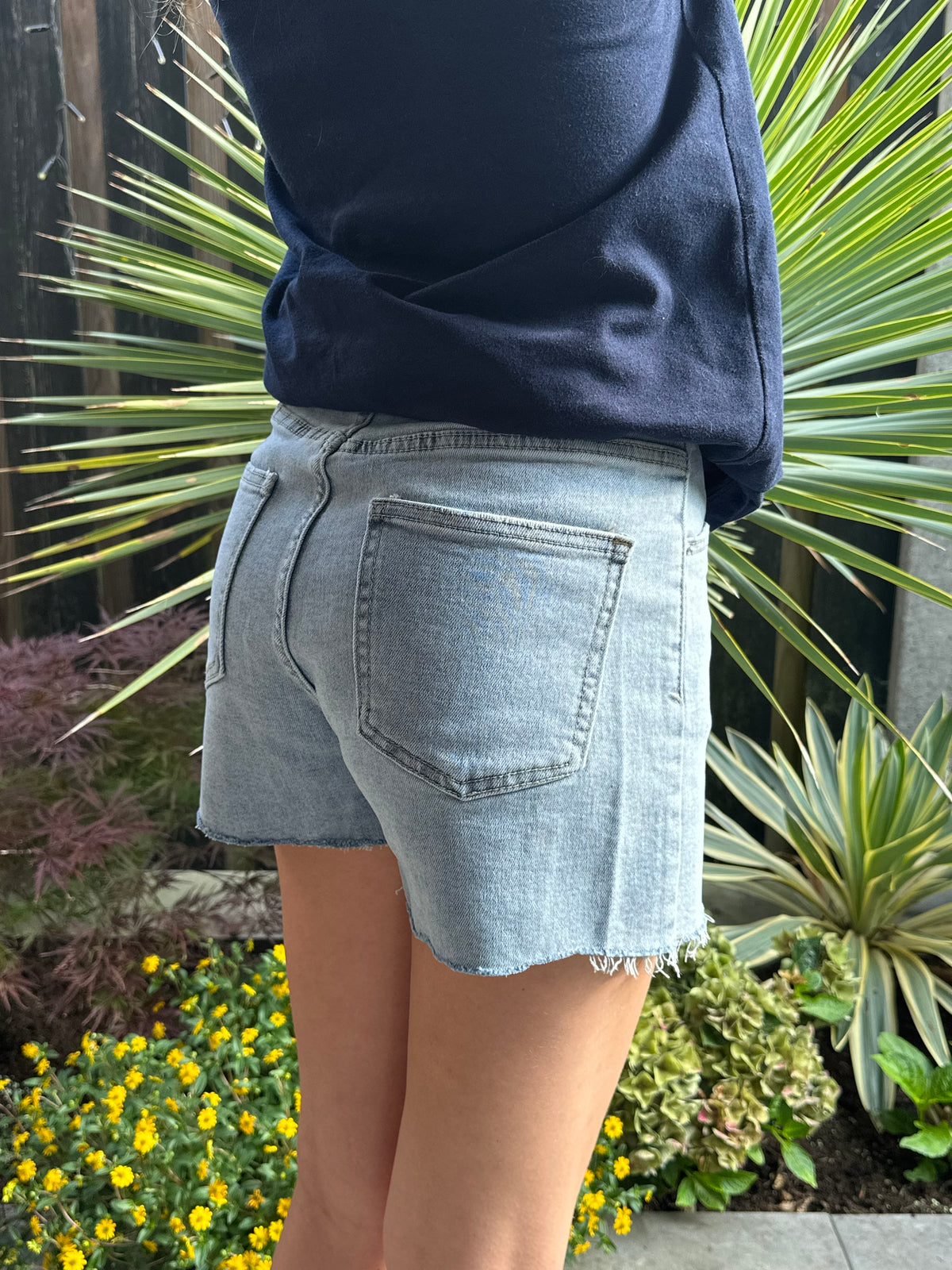 Denim skort