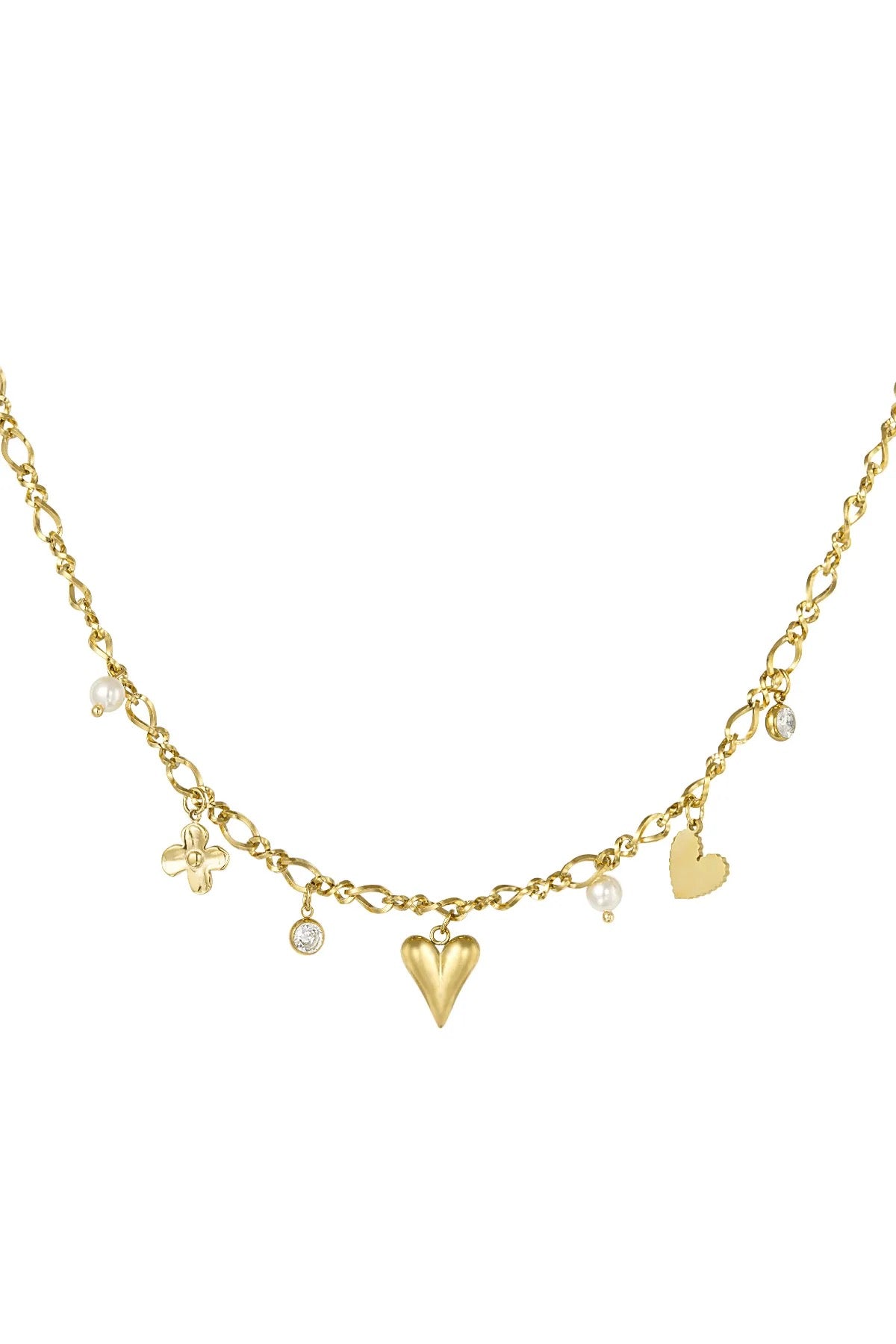Sparkling love ketting - goud