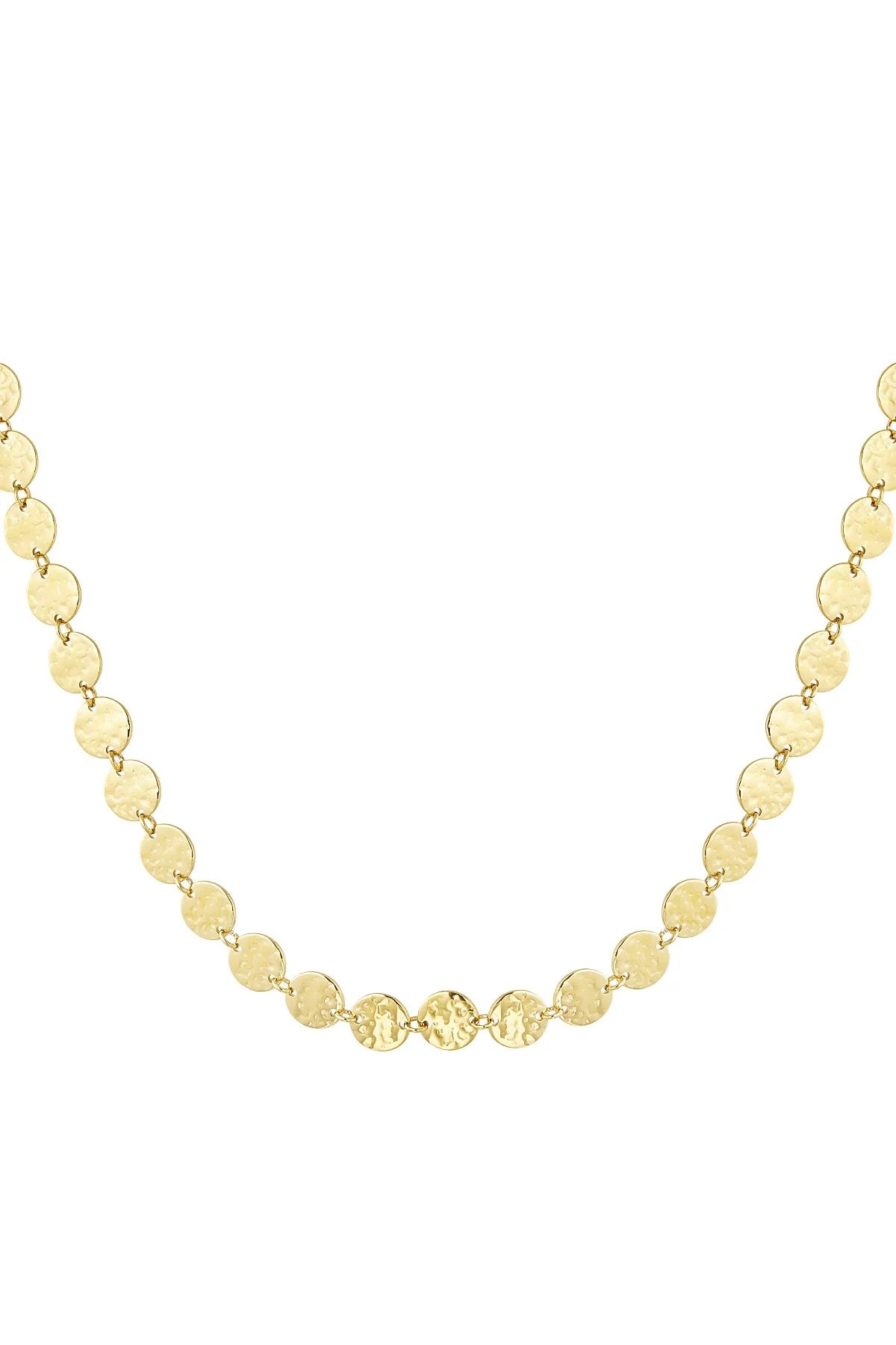Coin ketting - goud
