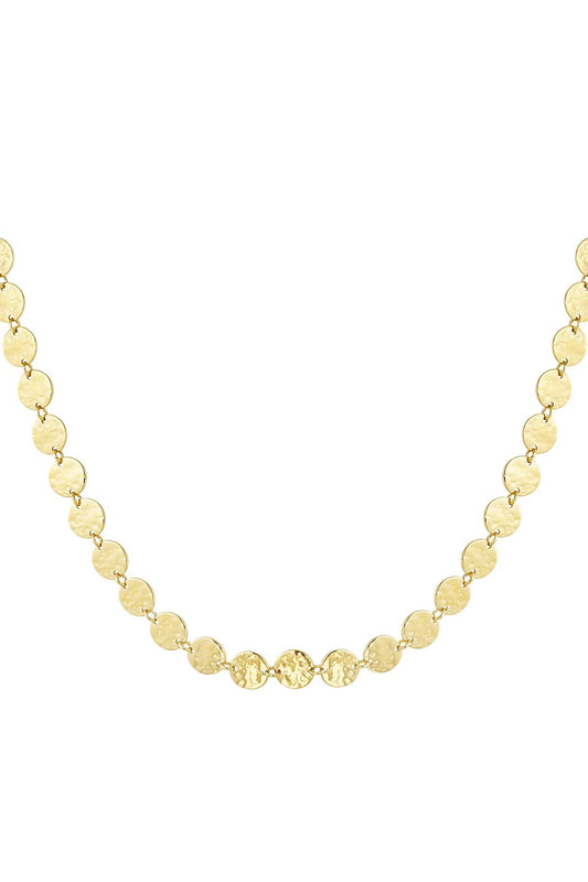 Coin ketting - goud