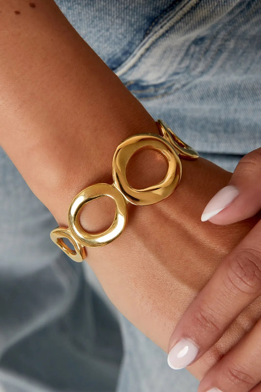 Aura bangle - goud