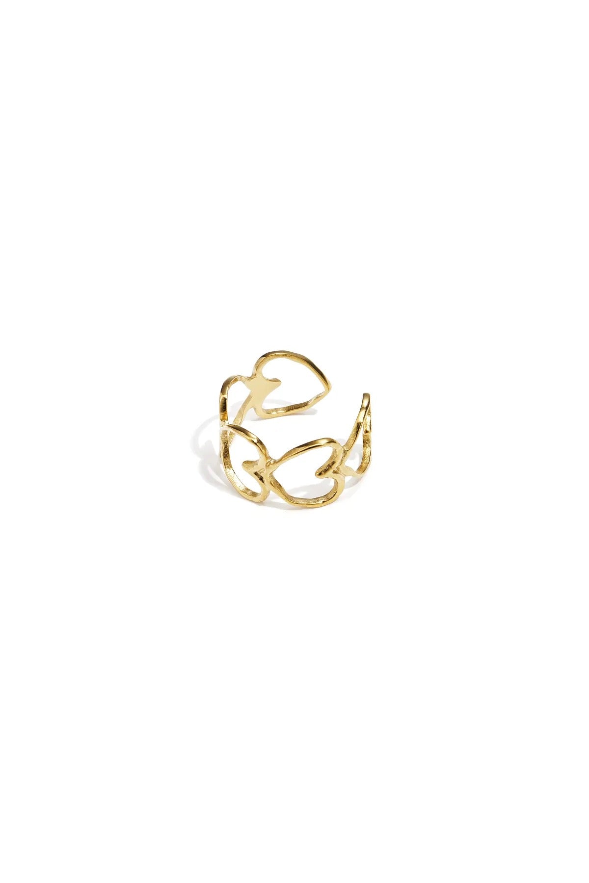 Loving heart ring - goud