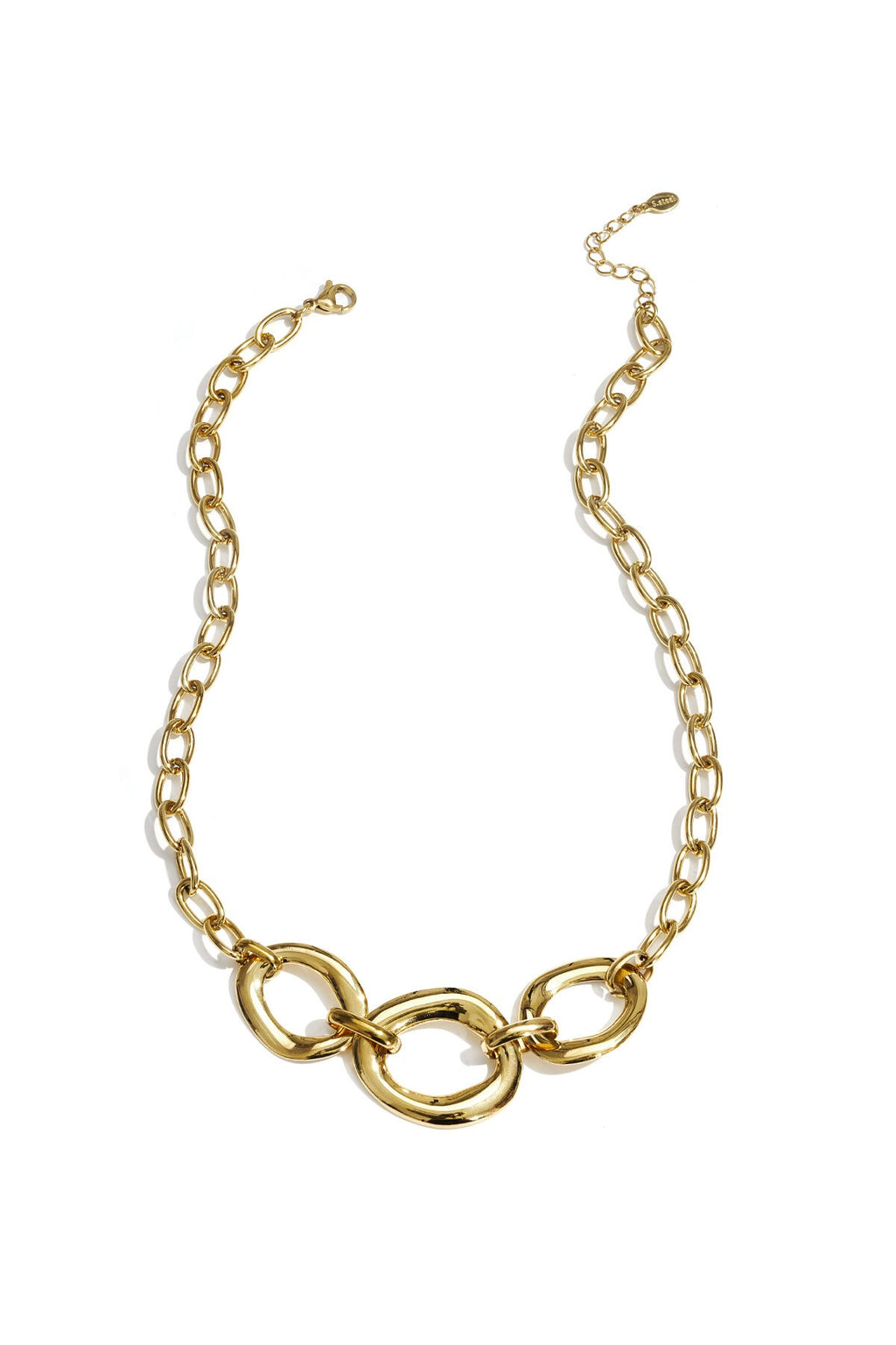 Chunky schakelketting - goud