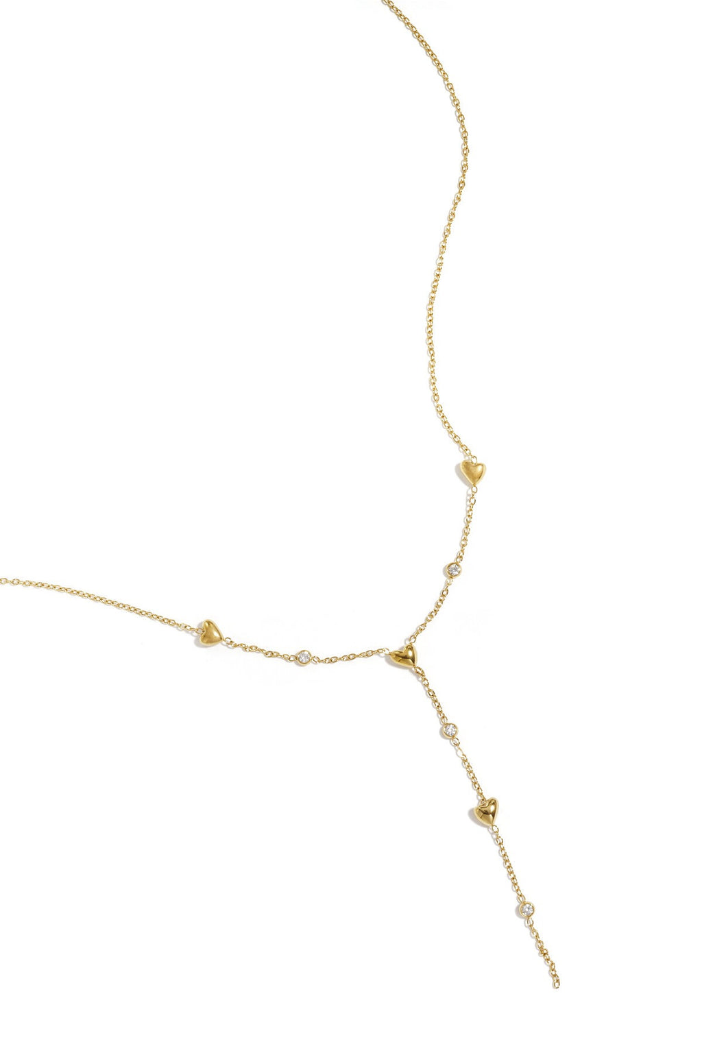 Y-line ketting - goud