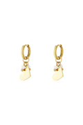 Mini heart oorbellen - goud