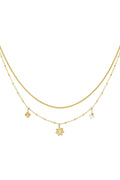 Star layers ketting - goud