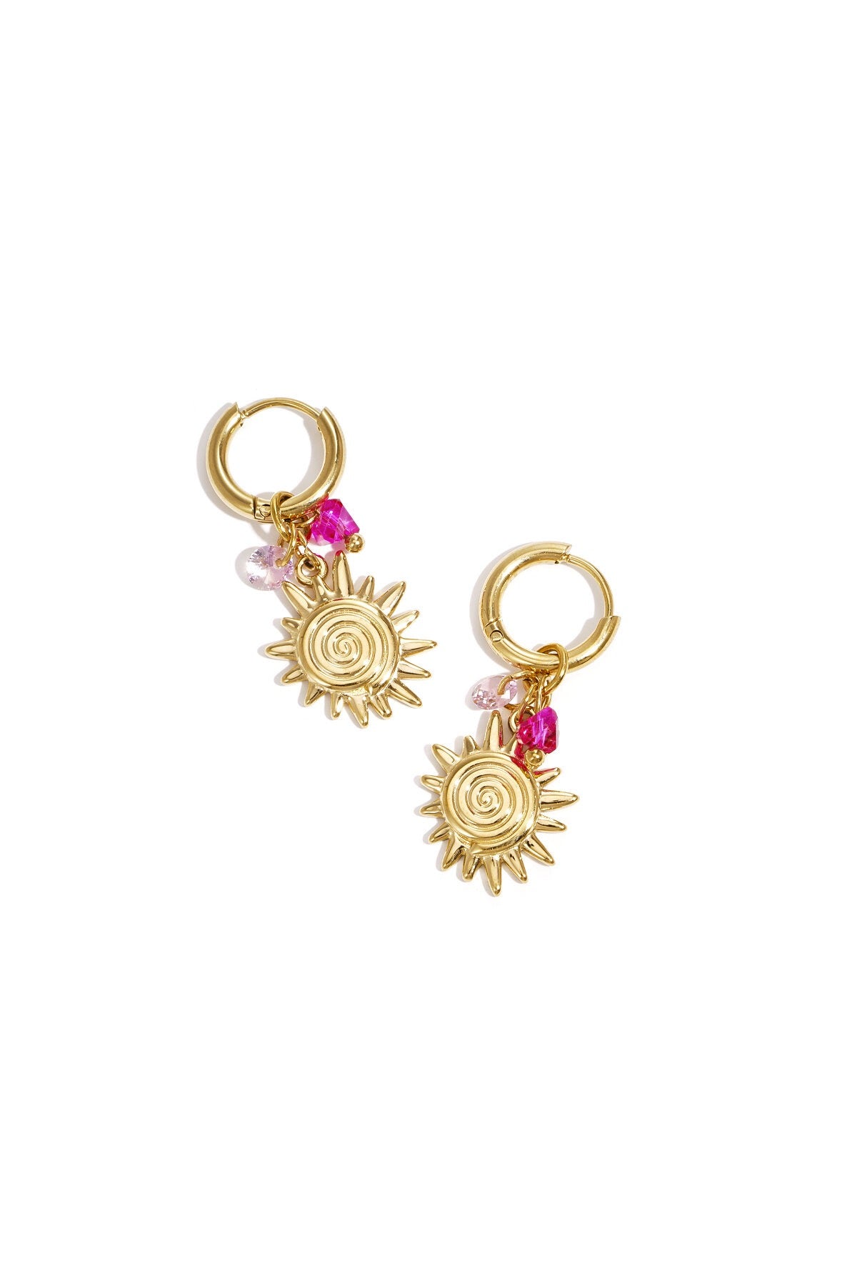 Sunny charms oorbellen - goud