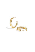 Twisted hoops - goud
