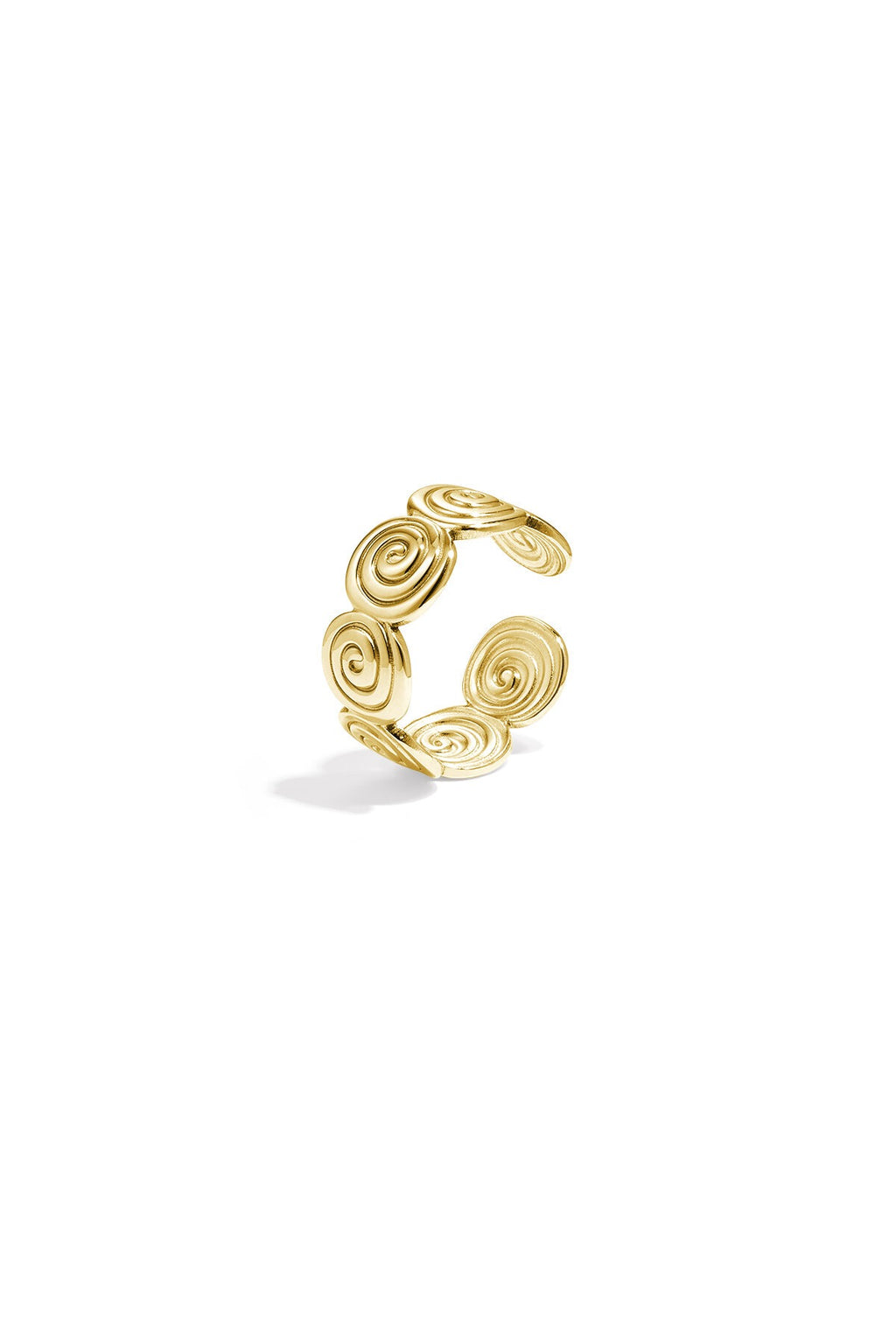 Twisted ring - goud