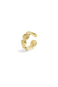 Twisted ring - goud