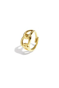 Interlinked ring - goud