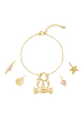 DIY 5 charms armband - goud
