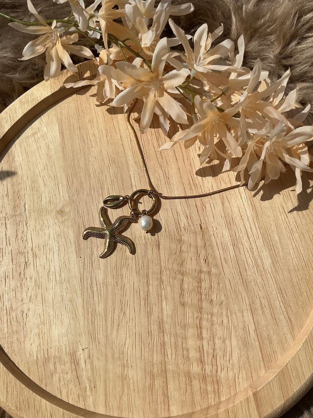 Star of the sea ketting - goud