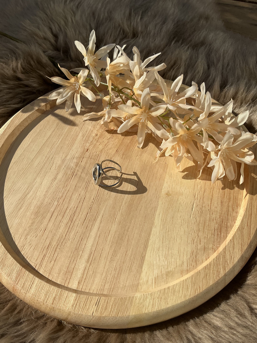 Bold circle ring - zilver