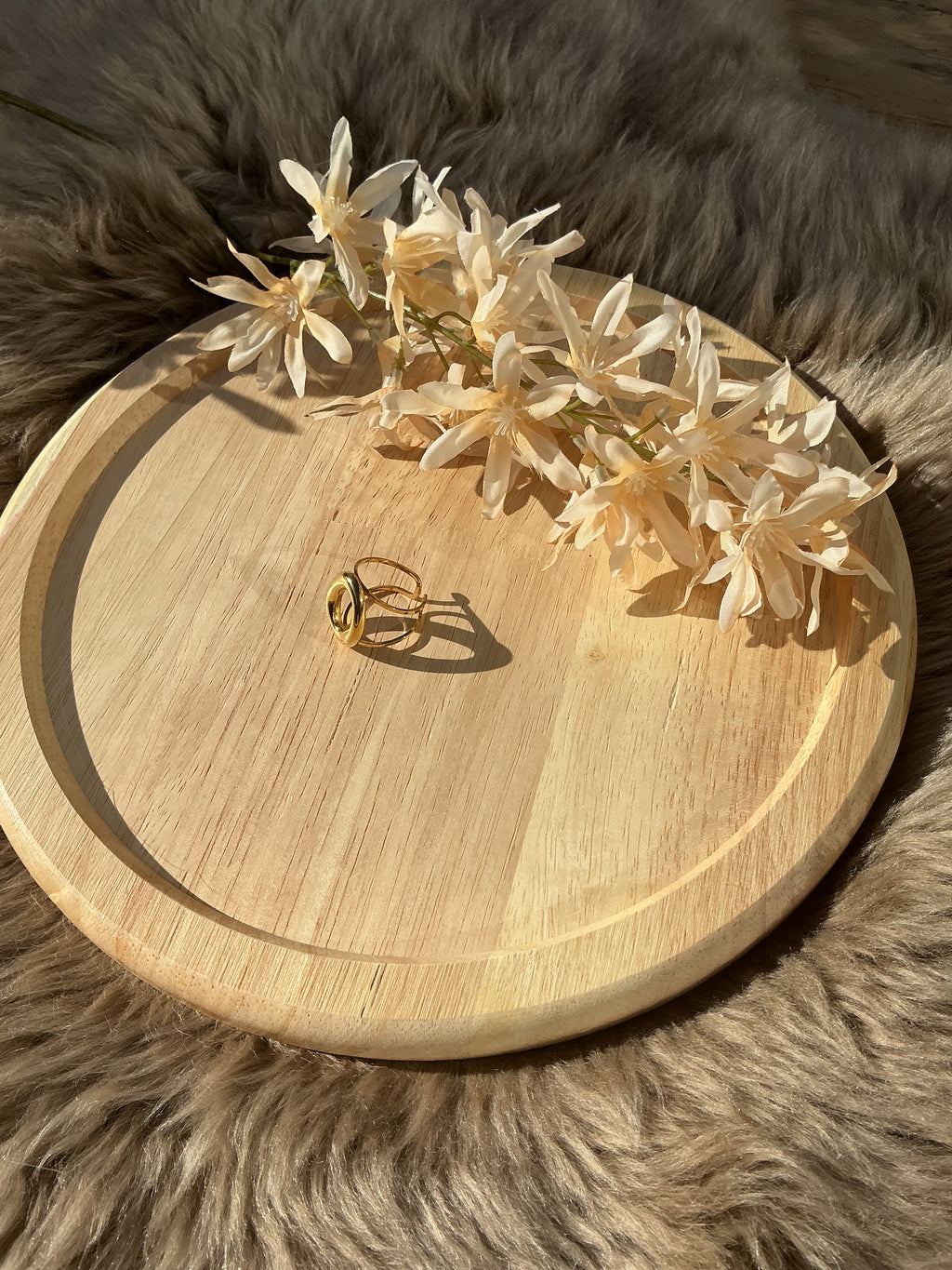 Bold circle ring - goud
