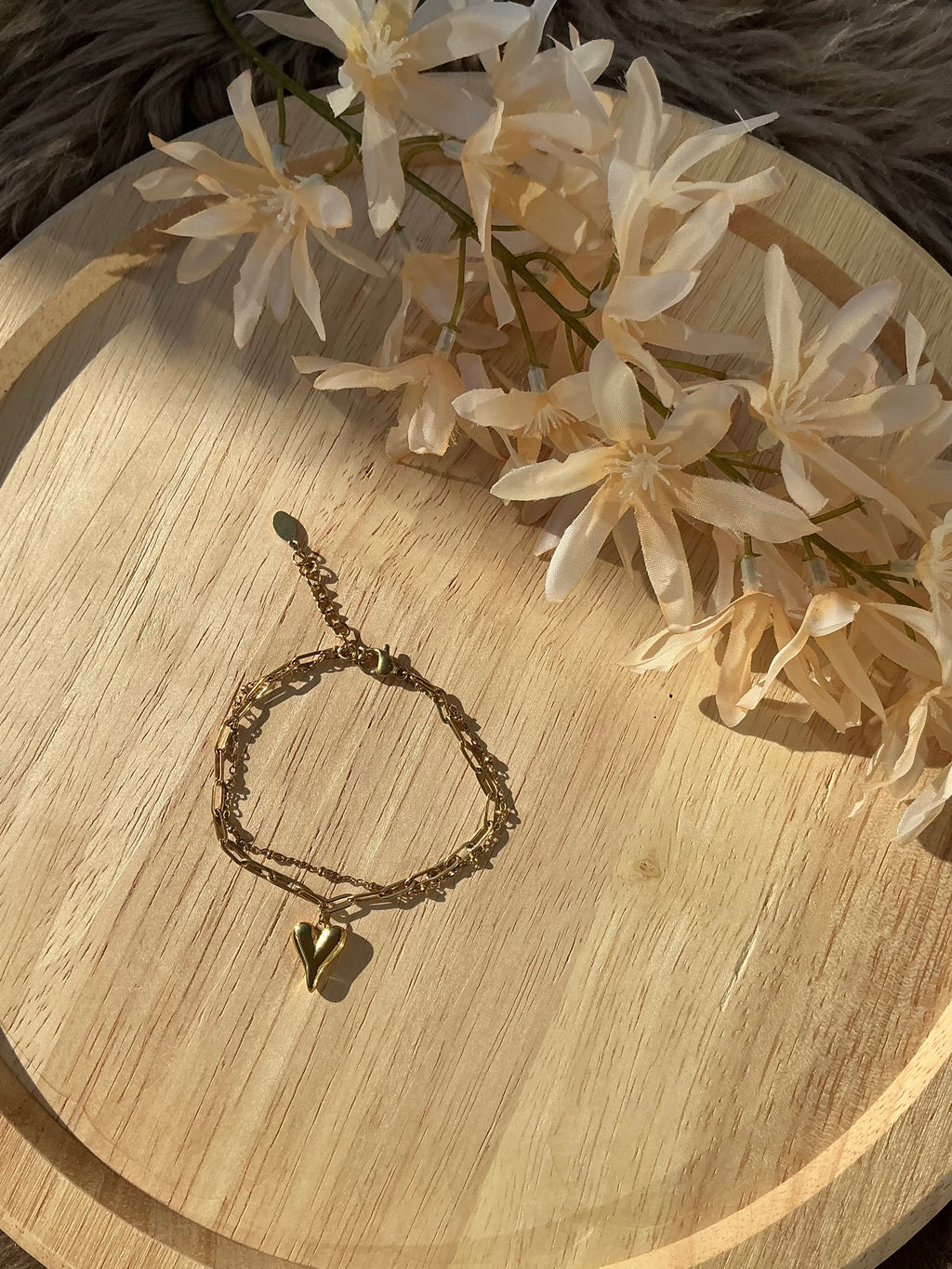 Loving layers armband - goud